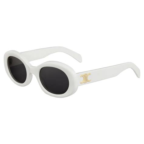 celine sunglasses white frame|authentic celine sunglasses.